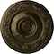 Ekena Millwork Neuveau Ceiling Medallion (Fits Canopies up to 6 3/8"), Hand-Painted Green Gold, 24 1/4"OD x 2"P CM24NAGGS - alternate 1